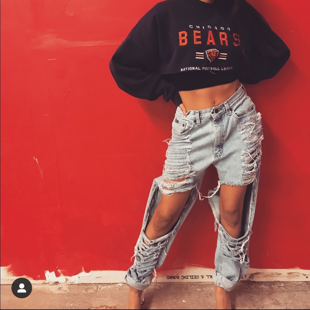 COAL N TERRY©️ Vintage Shredded Boyfriend Denim Jeans👖